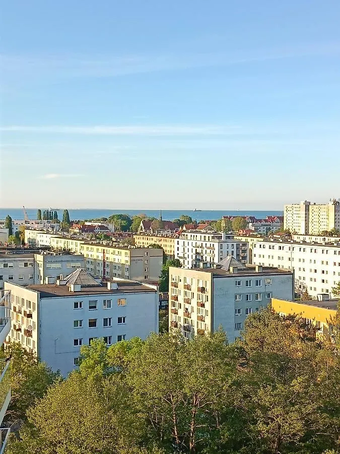 Nowoczesny Apartament Z Widokiem Na Morze Apartamento Gdańsk